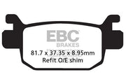 Klocki Hamulcowe Skuterowe Ebc Sfac Carbon Series