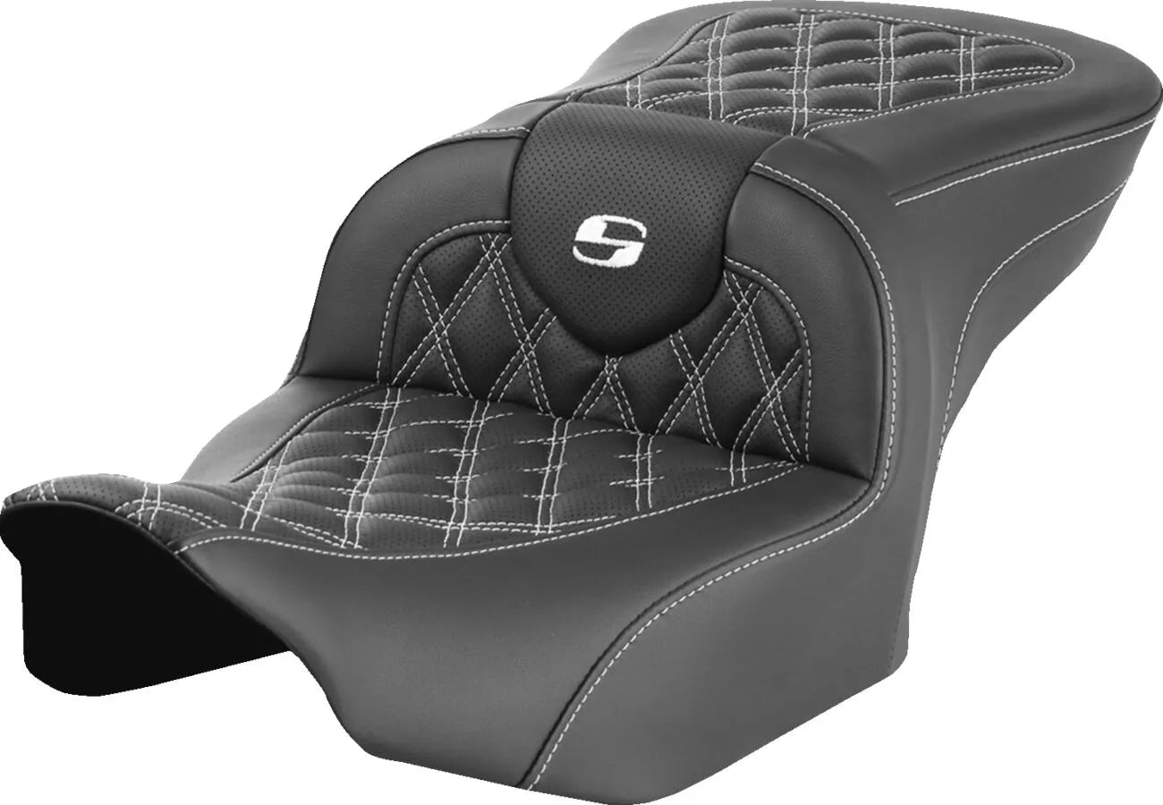 Saddlemen Roadsofa Lattice Stitch Seat - For Harley Davidson
