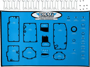 Drag Specialties Gasket/Seal Display Board for 6-Speed Big Twin