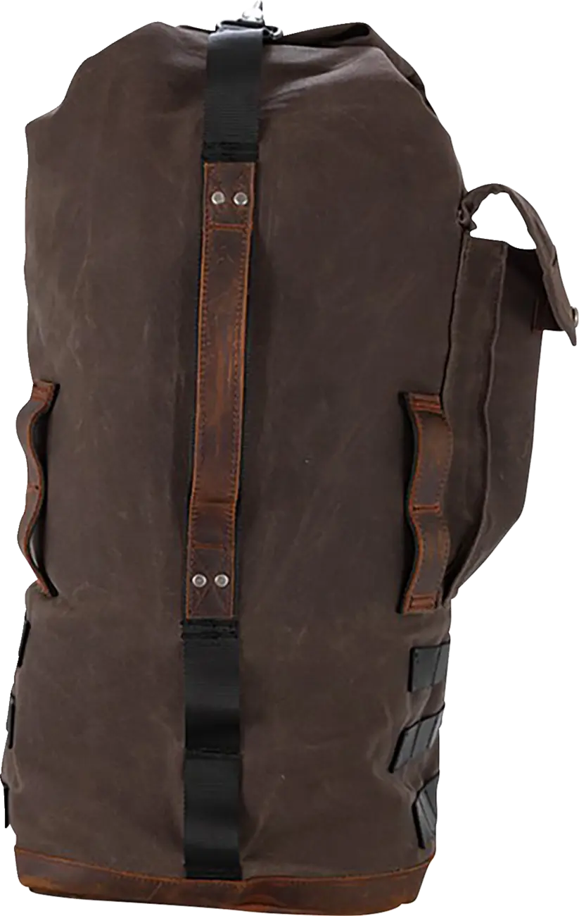 Burly Brand Voyager Sissy Bar Backpack Oak
