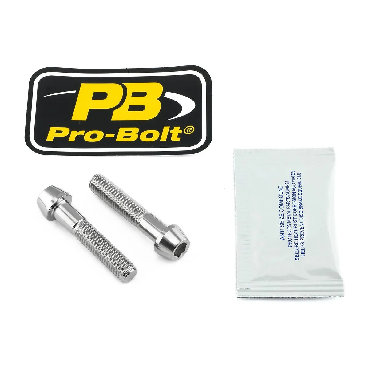 Pro Bolt Zestaw Zacisków Zacisku Hamulcowego Ze Stali Nierdzewnej