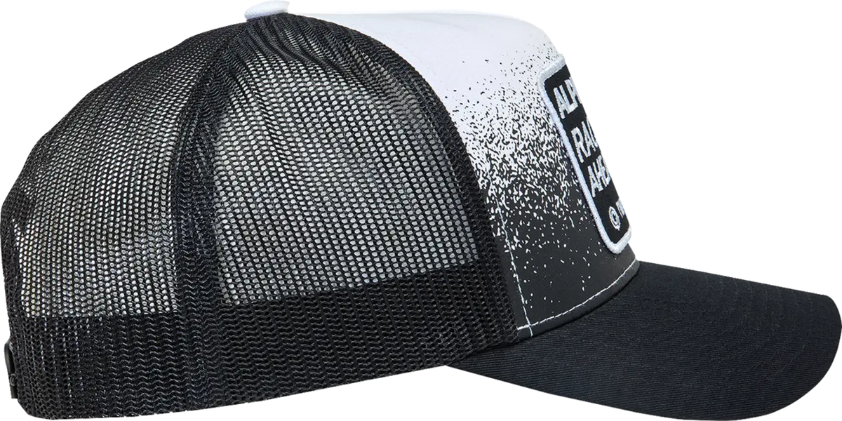 Alpinestars Gravel Trucker Hat Curved Bill Snapback Black/White