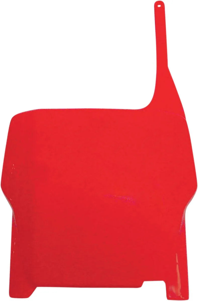 Ufo Replacement Front Number Plate Red