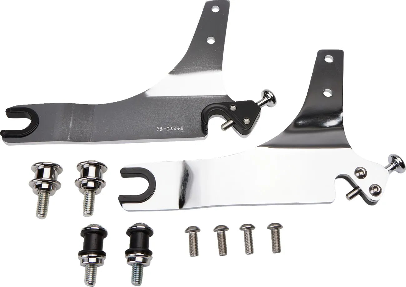 Cobra Detachable Backrest Kit - Chrome Steel