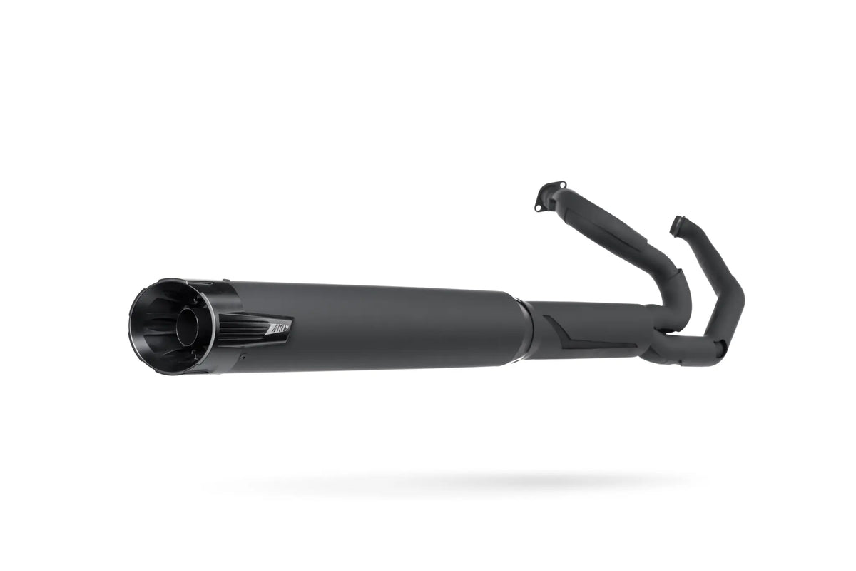 Zard Full Exhaust System 2:1 Racing Black for H-D Touring 2025+