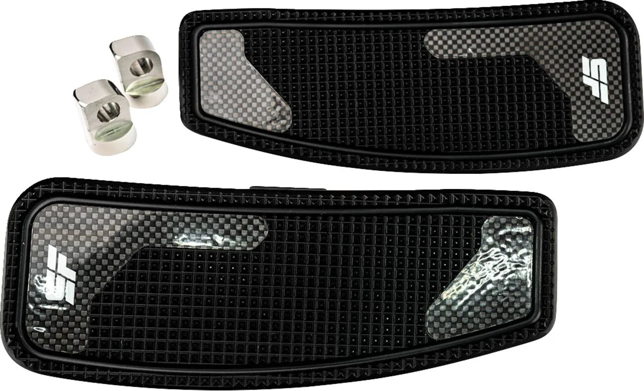 Slyfox Mini Floorboards - Billet Aluminum, Black