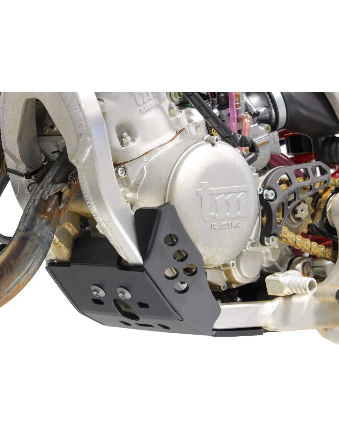 Axp Racing Skid Plate 6mm Black for TM Racing MX 85