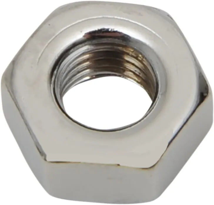 Drag Specialties 1/4"-28 Chrome Hex Nut