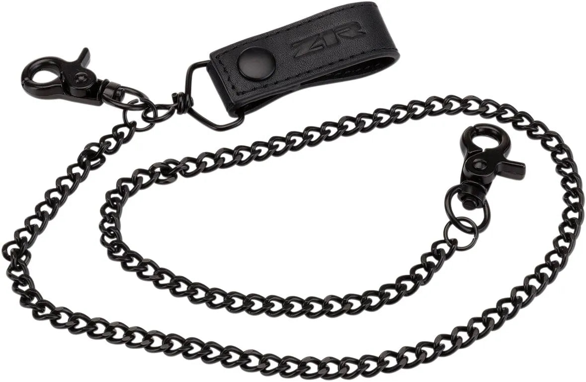 Z1R Black Wallet Chain 24"