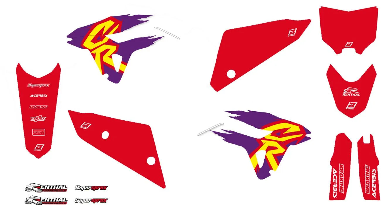 Blackbird Racing Retro Graphic Kit For Honda