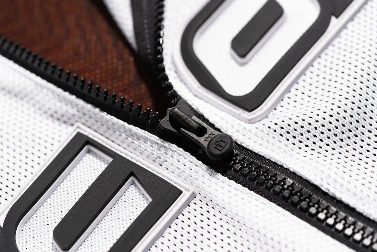 Icon Mesh Af™ Leather Jacket - Black/White