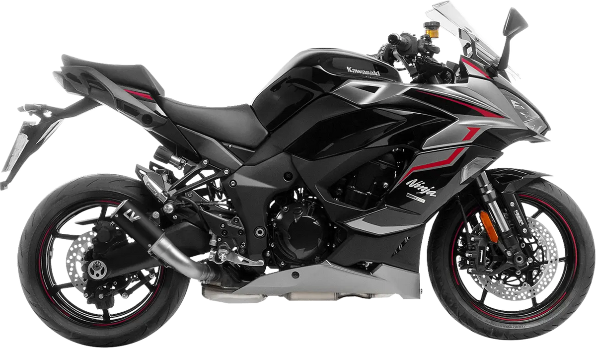Leovince LV-Corsa Slip-On Muffler Black for Kawasaki Z 1100 ABS