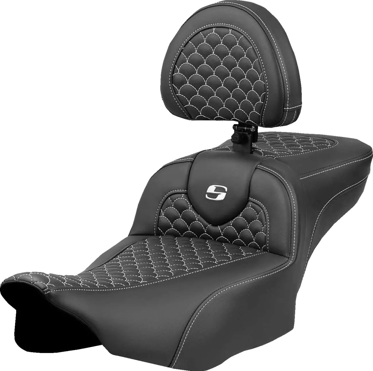 Saddlemen Dragon Scale Roadsofa Seat - For Harley Davidson