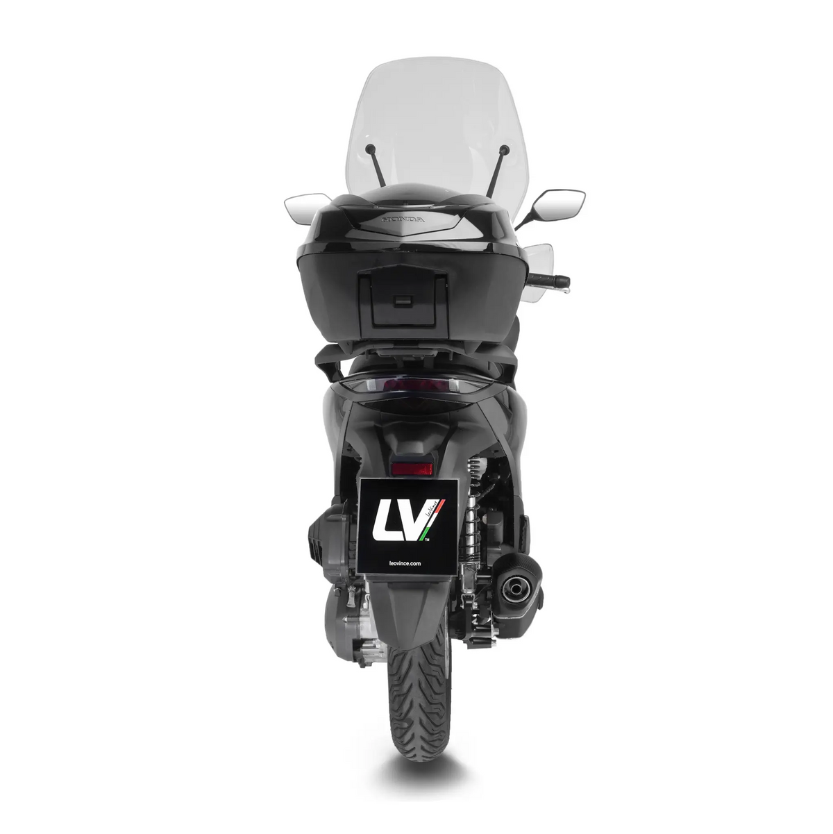 Leovince LV-14 Black Edition Slip-On Muffler Black for Honda SH