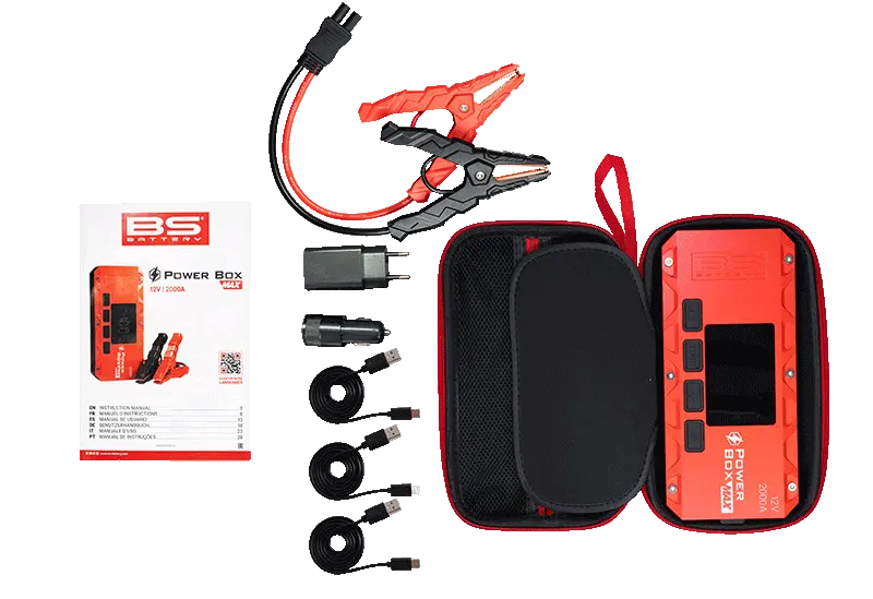 Bs Battery Power Box Max Lithium Booster 1000A Red