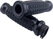 Drag Specialties Grenade Grips - Black, 1"