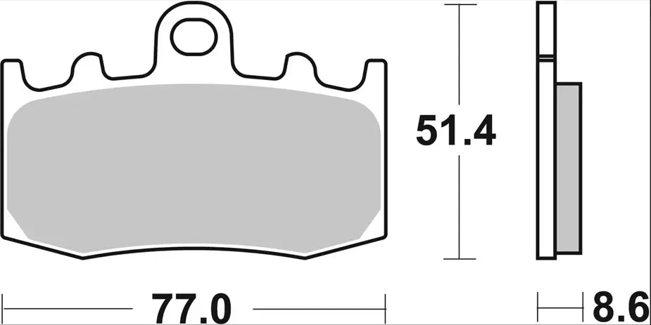 Brembo LA Prime Line Sinter Front Brake Pads