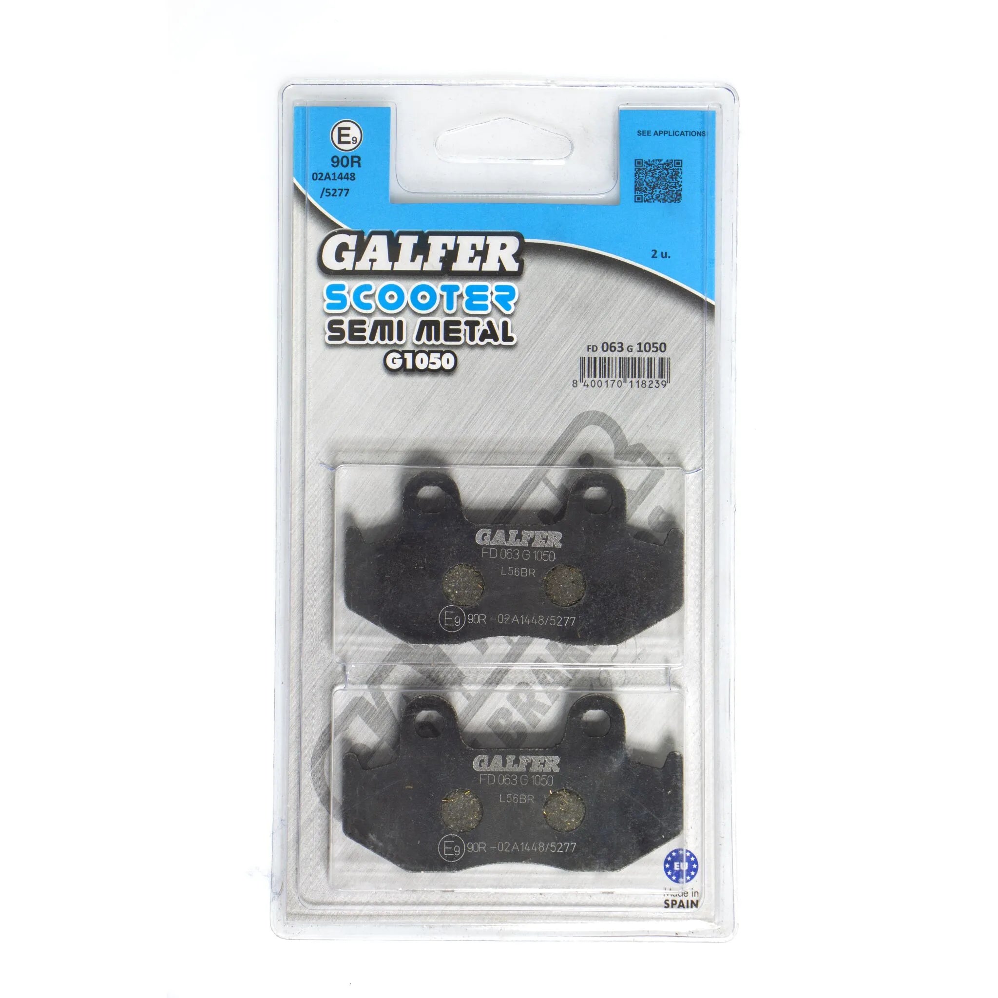 Galfer Semi-metallic Brake Pads For Oem Replacement - Front & Rear