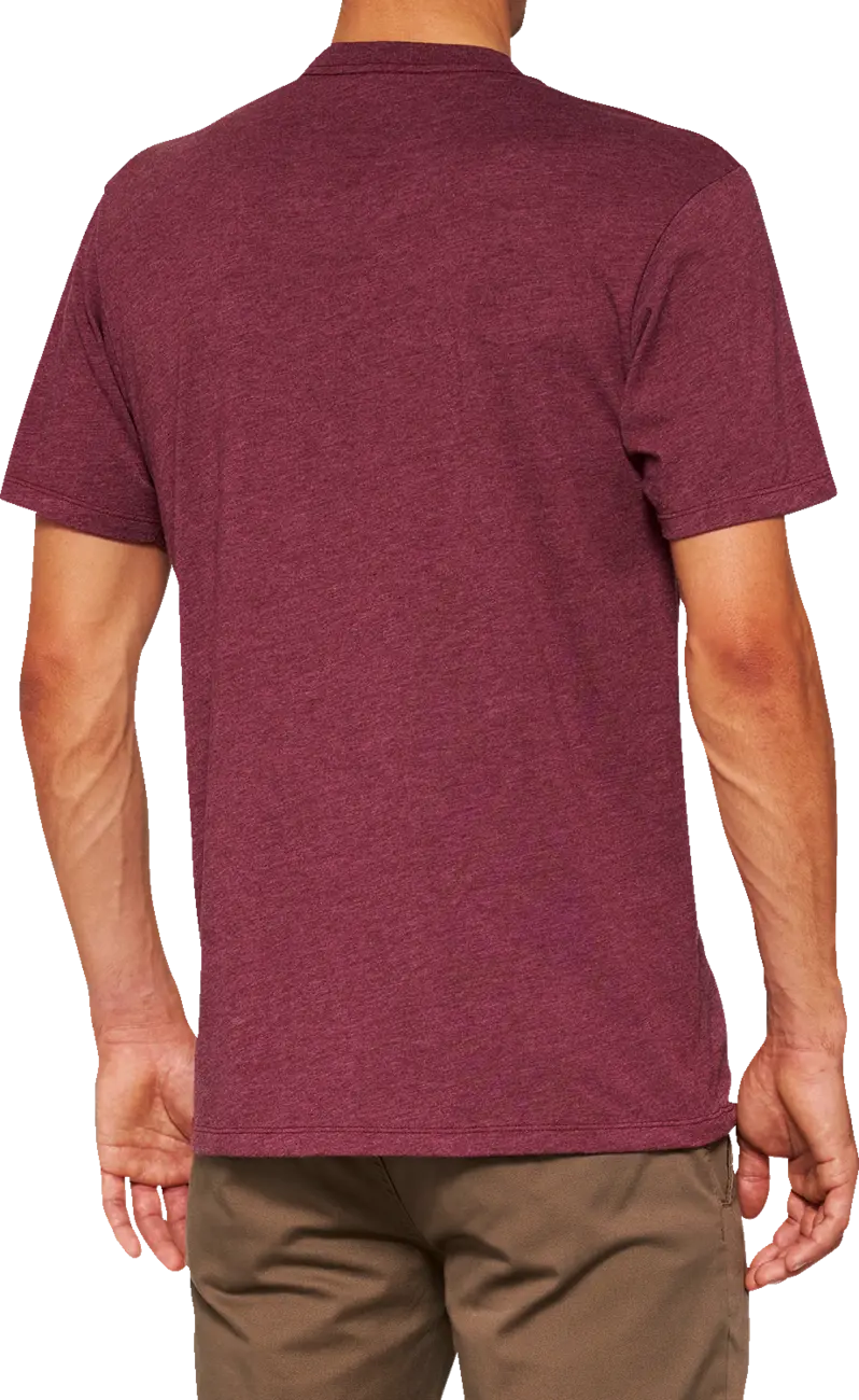 100% Icon T-Shirt Maroon