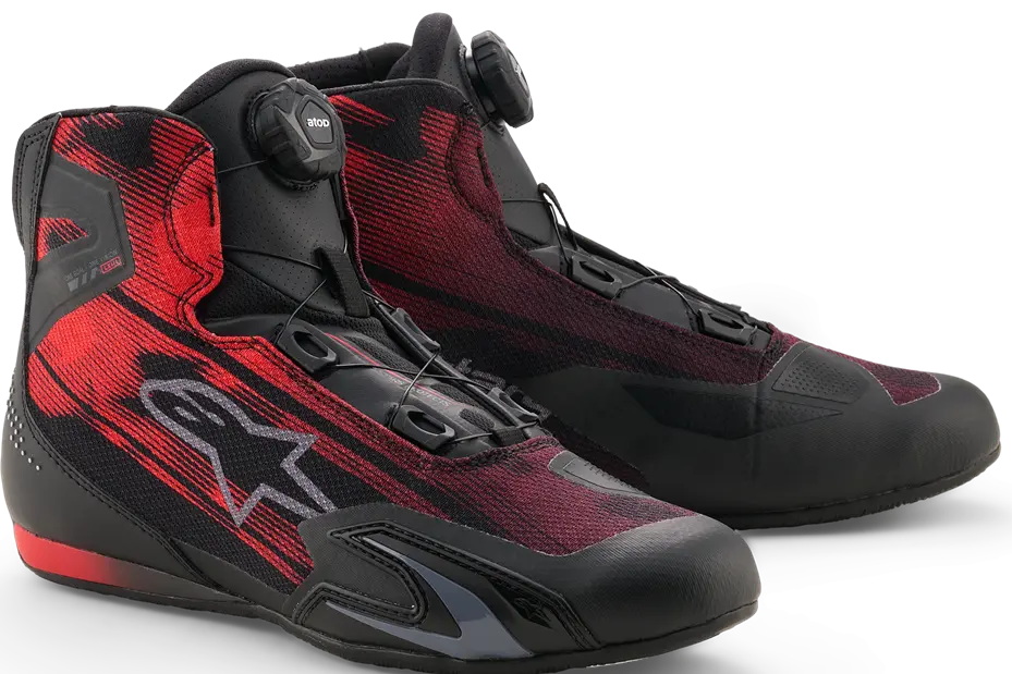 Alpinestars Celer Vented Riding Shoes Black/Red