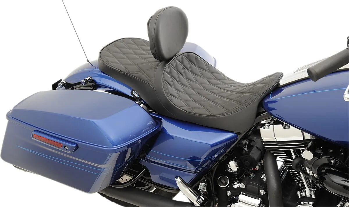 Drag Specialties Low Profile Touring Seat - For Harley Davidson