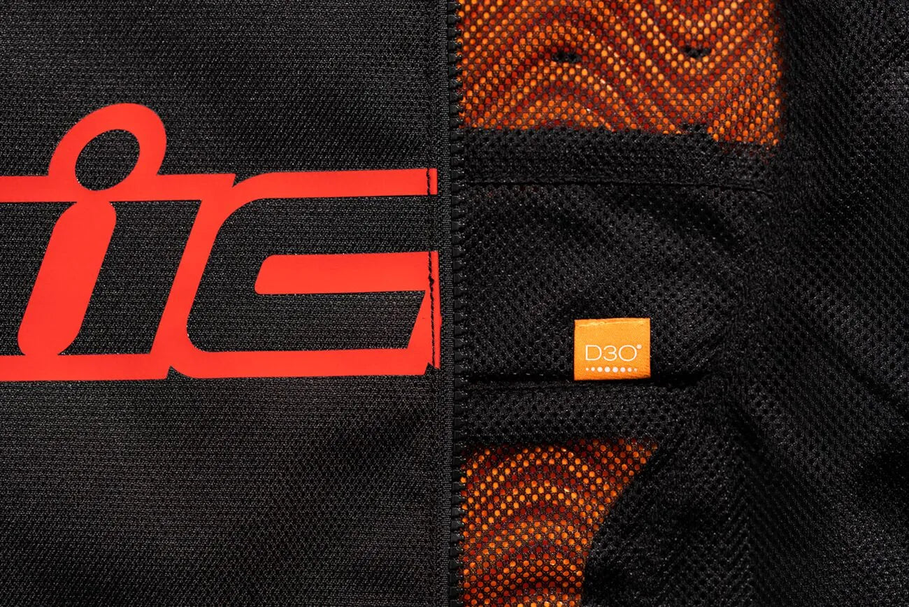Icon Hooligan™ Jacket Foreet Sport Riding - Black/Red