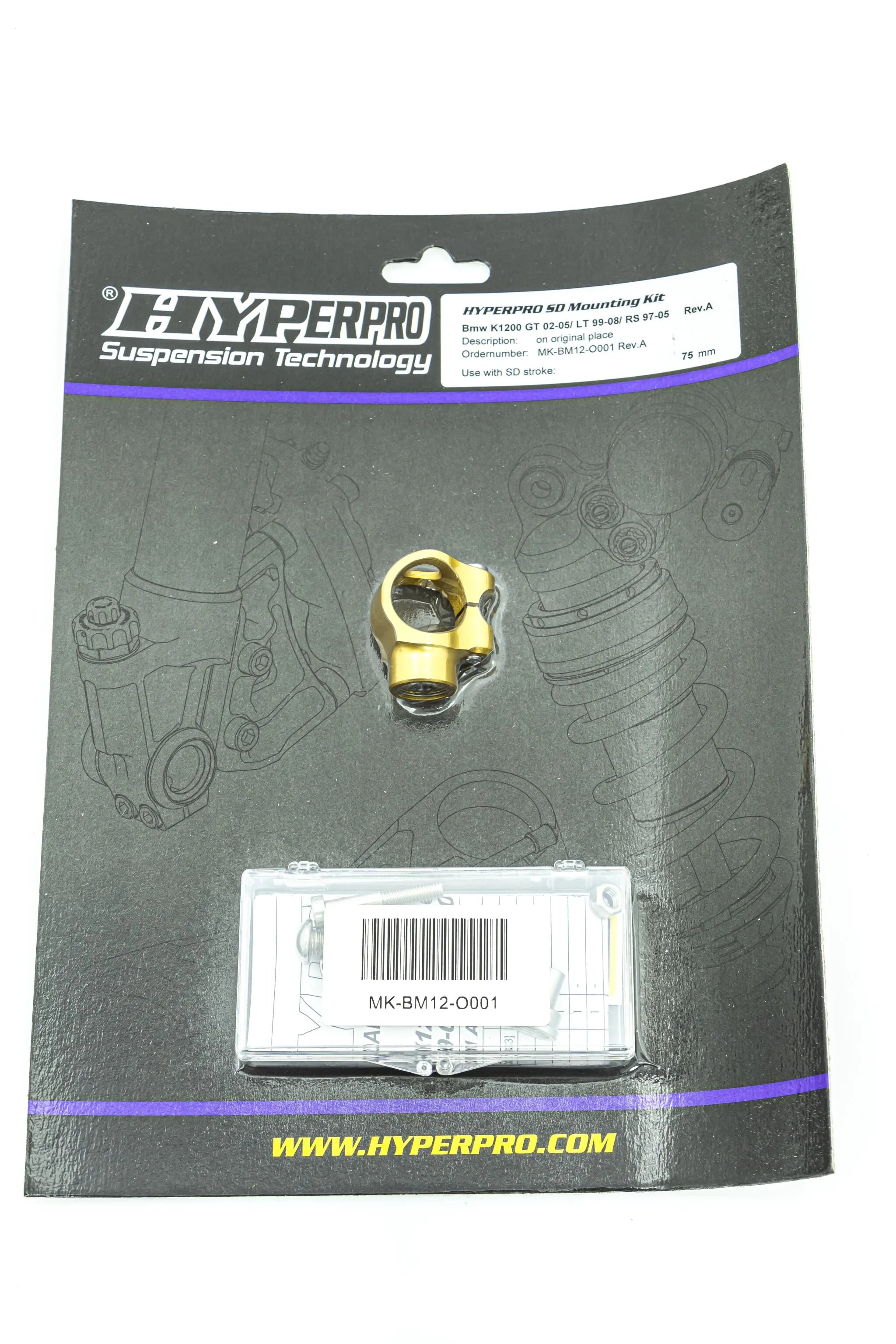 Hyperpro Steering Damper Mounting Kit