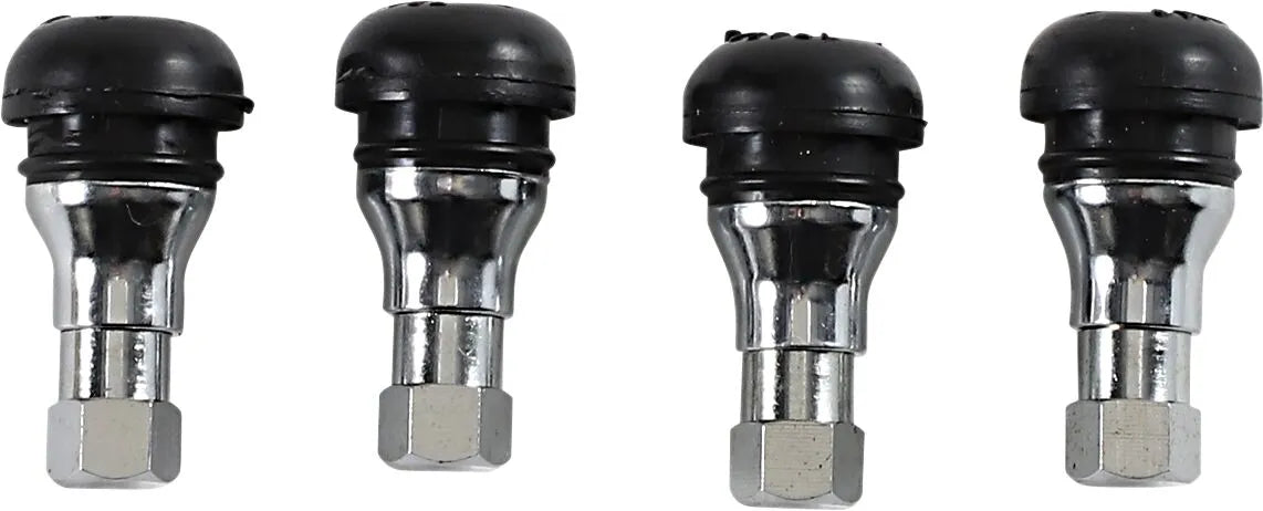 Moose Offroad Four Wheel TR412 Chrome Valve Stem 4 Pack