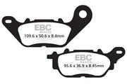 Ebc Sfac Carbon Scooter Brake Pads For Enhanced Durability