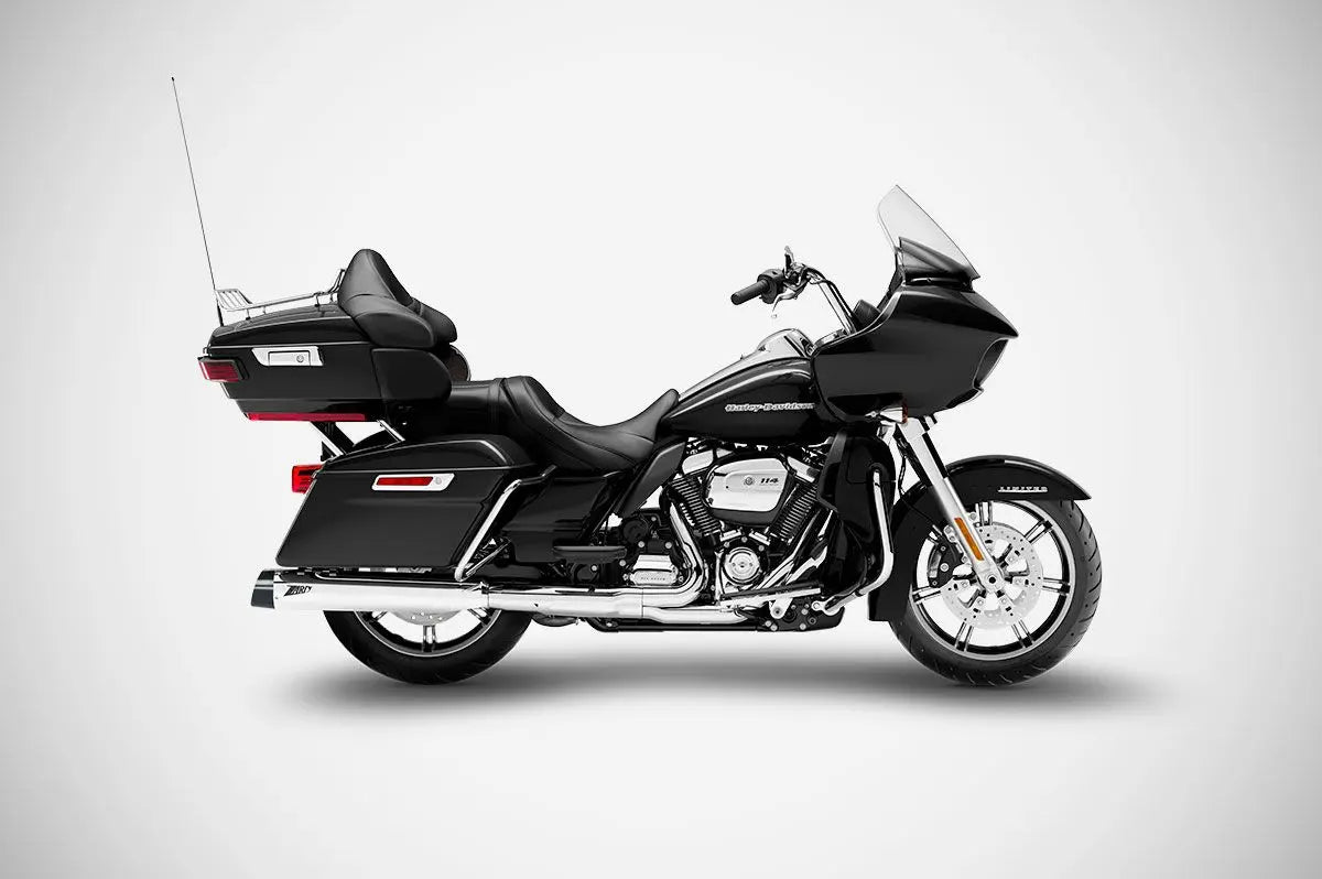 Zard 4.33" Tłumiki Slip-On Slash-Cut Do Hd-Touring E3 - Homologacja Drogowa ECE