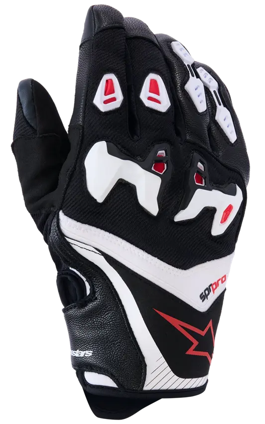 Alpinestars SP-R Pro Gloves Black White Red