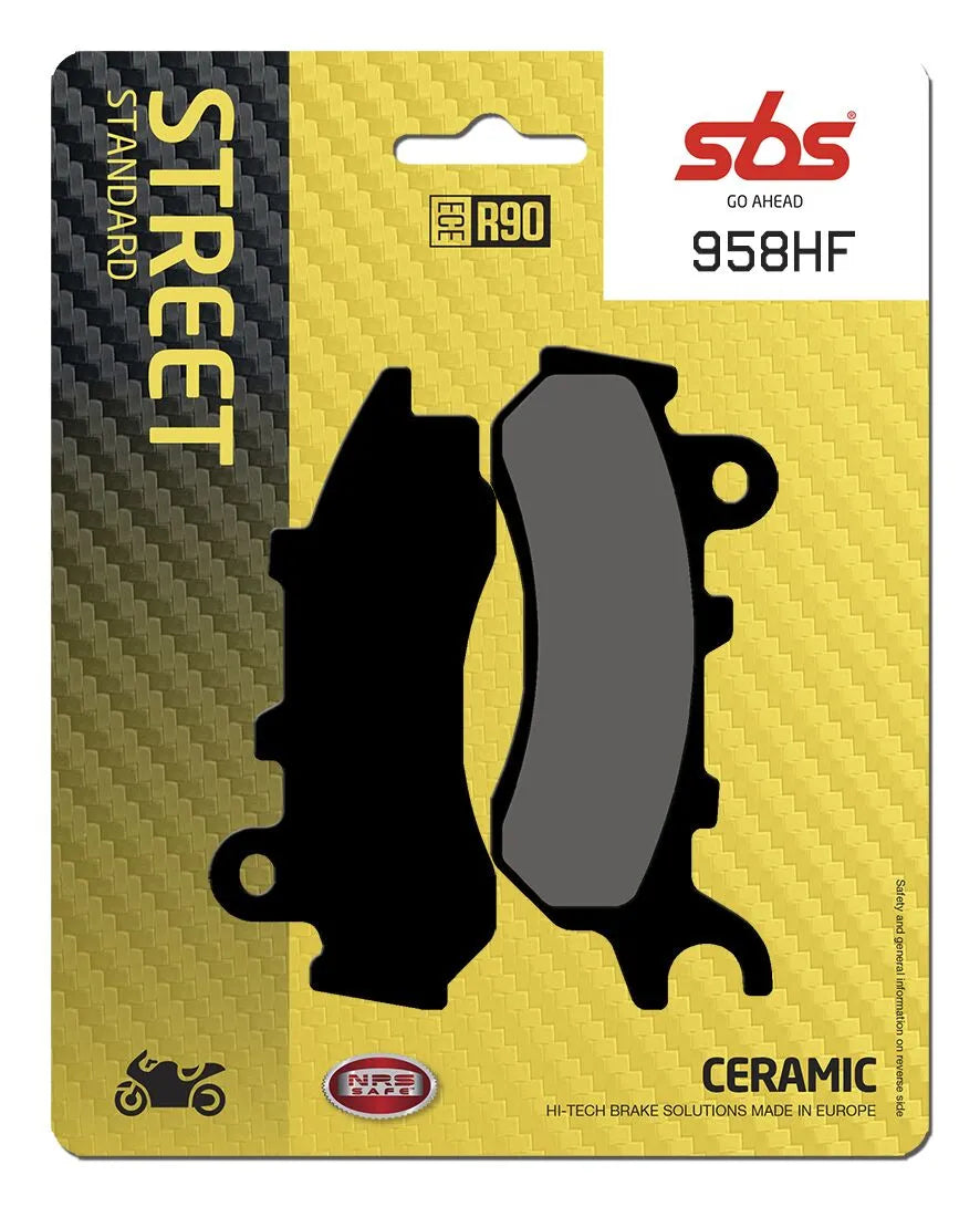 Sbs Hf Street Ceramic Organic Brake Pads - Front