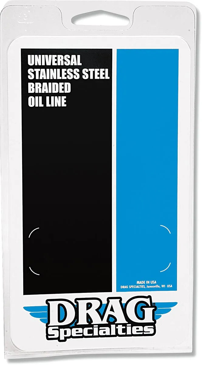 Drag Specialties Universal Stainless Steel Oil Line