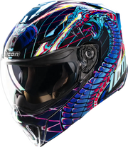 ICON Threshold Synthwave Lazer Cobra Modular Helmet