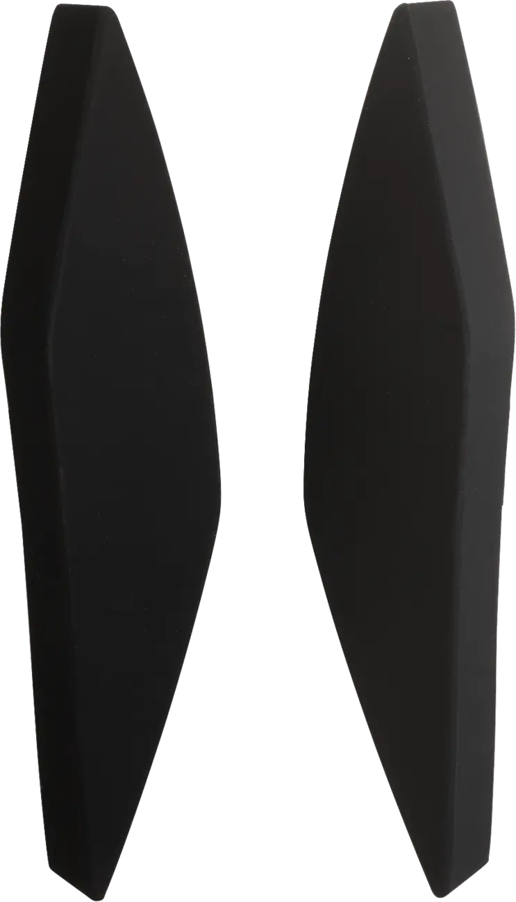 Icon Ultraflite Helmet Side Covers Rubatone Black