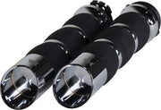 Khrome Werks Edge Grips - Chrome, 1" Bar