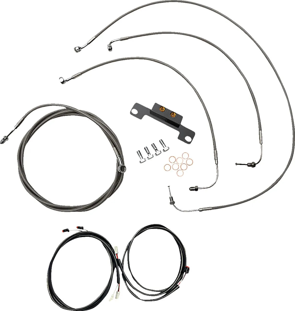 La Choppers Complete Plug-and-Play Cable Kit for Handlebar Swaps
