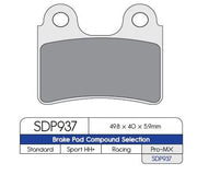Dp Brakes Sdp Pro Mx Wysokowydajne Klocki Hamulcowe - Przód