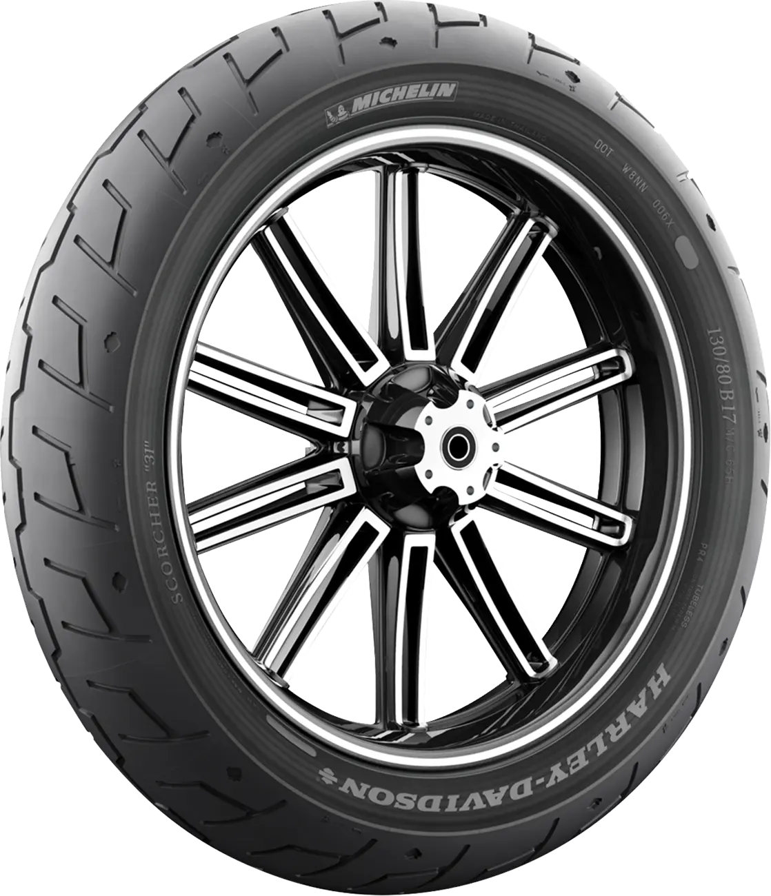 Michelin Scorcher 31 Tire 130/80b17 For Harley-davidson