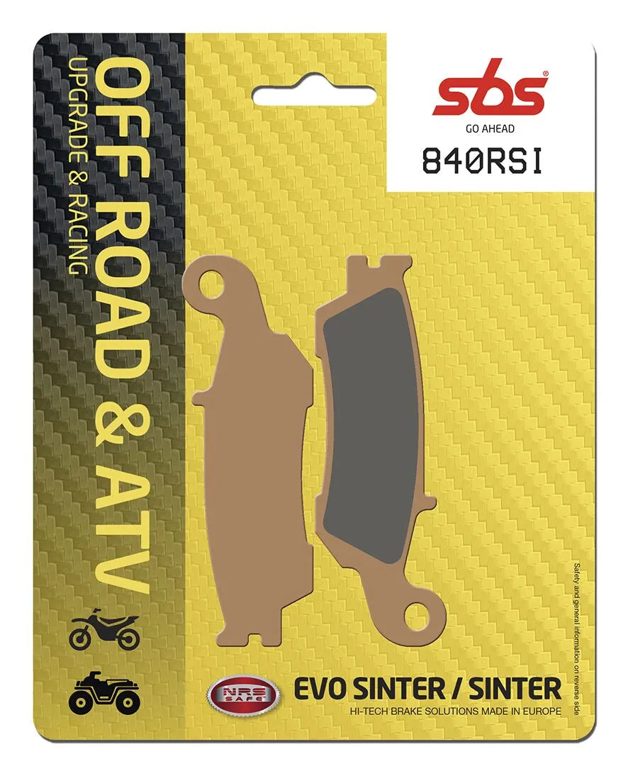 Sbs Rsi Offroad Racing Sintered Brake Pads - Front