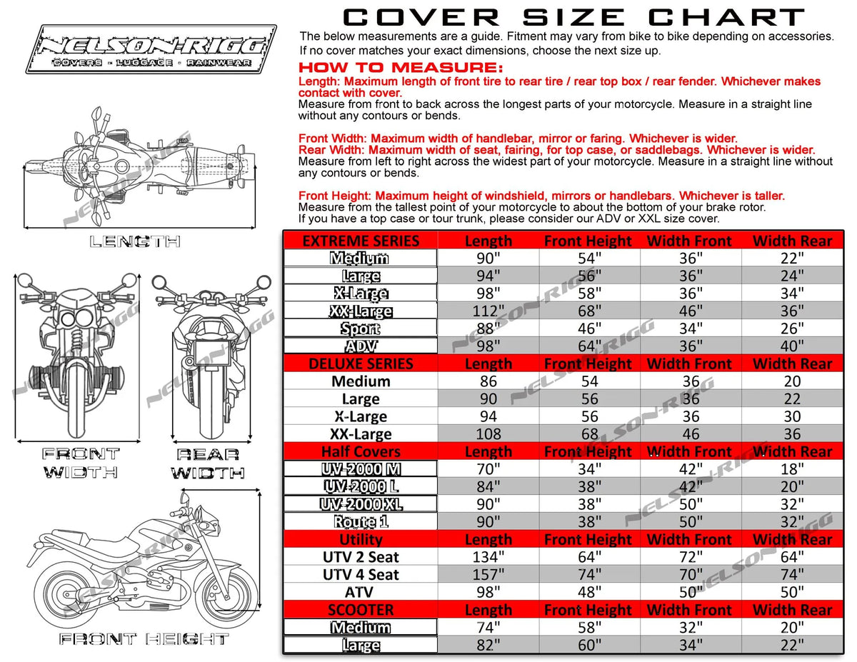 Nelson Rigg Scooter Cover For Scooters