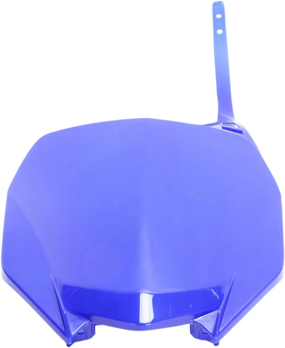 Ufo Replacement Front Number Plate Reflex Blue