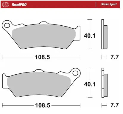 Moto-Master RoadPro Sinter Sport Front Brake Pads