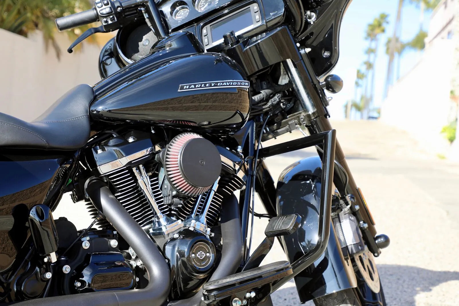La Choppers Twin Peaks Engine Guard For Touring