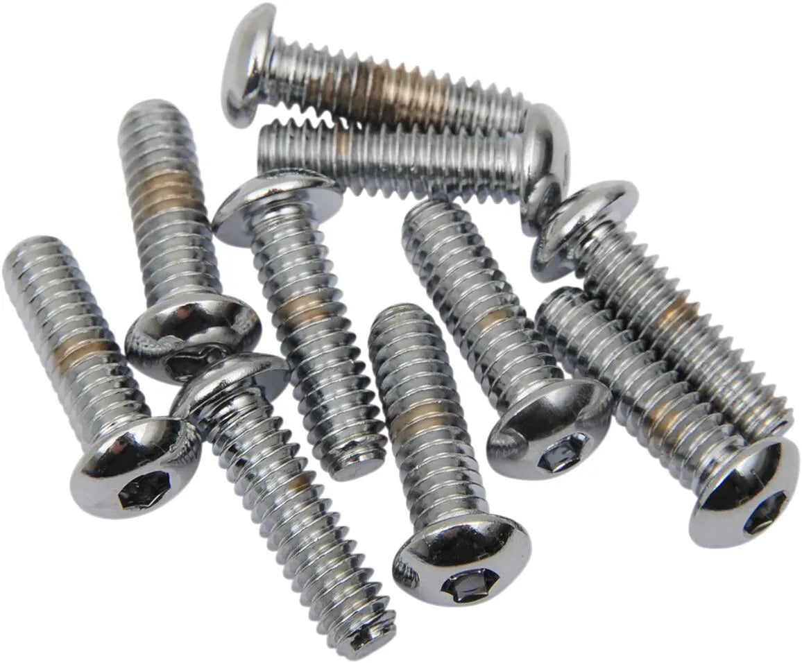 Drag Specialties 1/4-20 x 5/8" Button Head Bolt