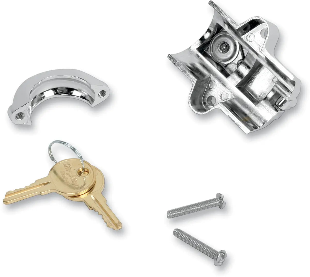 Kuryakyn Helmet Lock 1 1/4"-1 1/2" Tubes Chrome