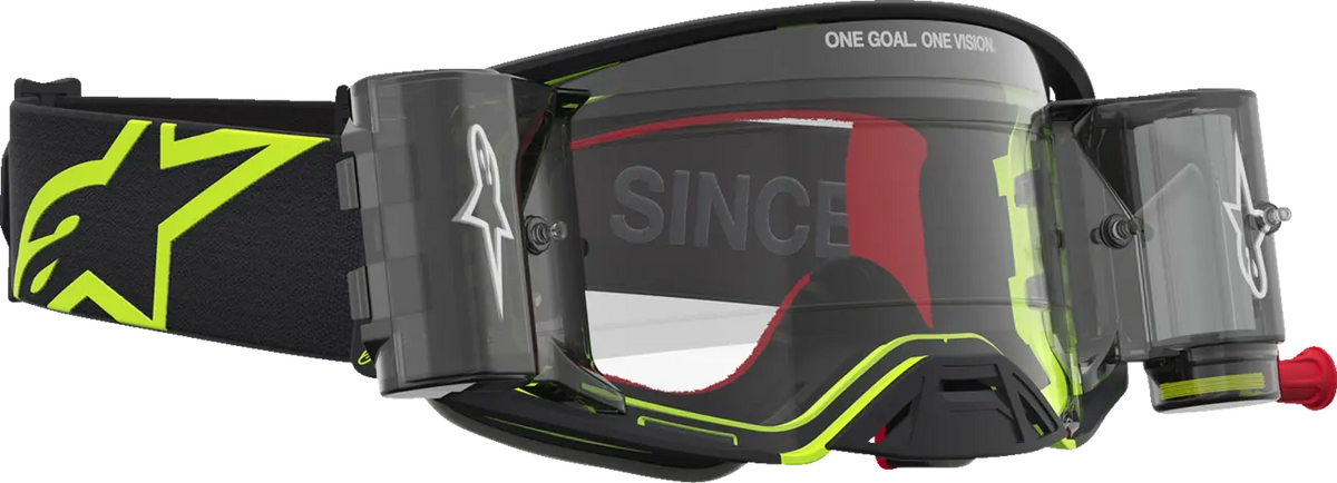 Alpinestars Supertech Firma Roll-Off Goggle Black Yellow Flo