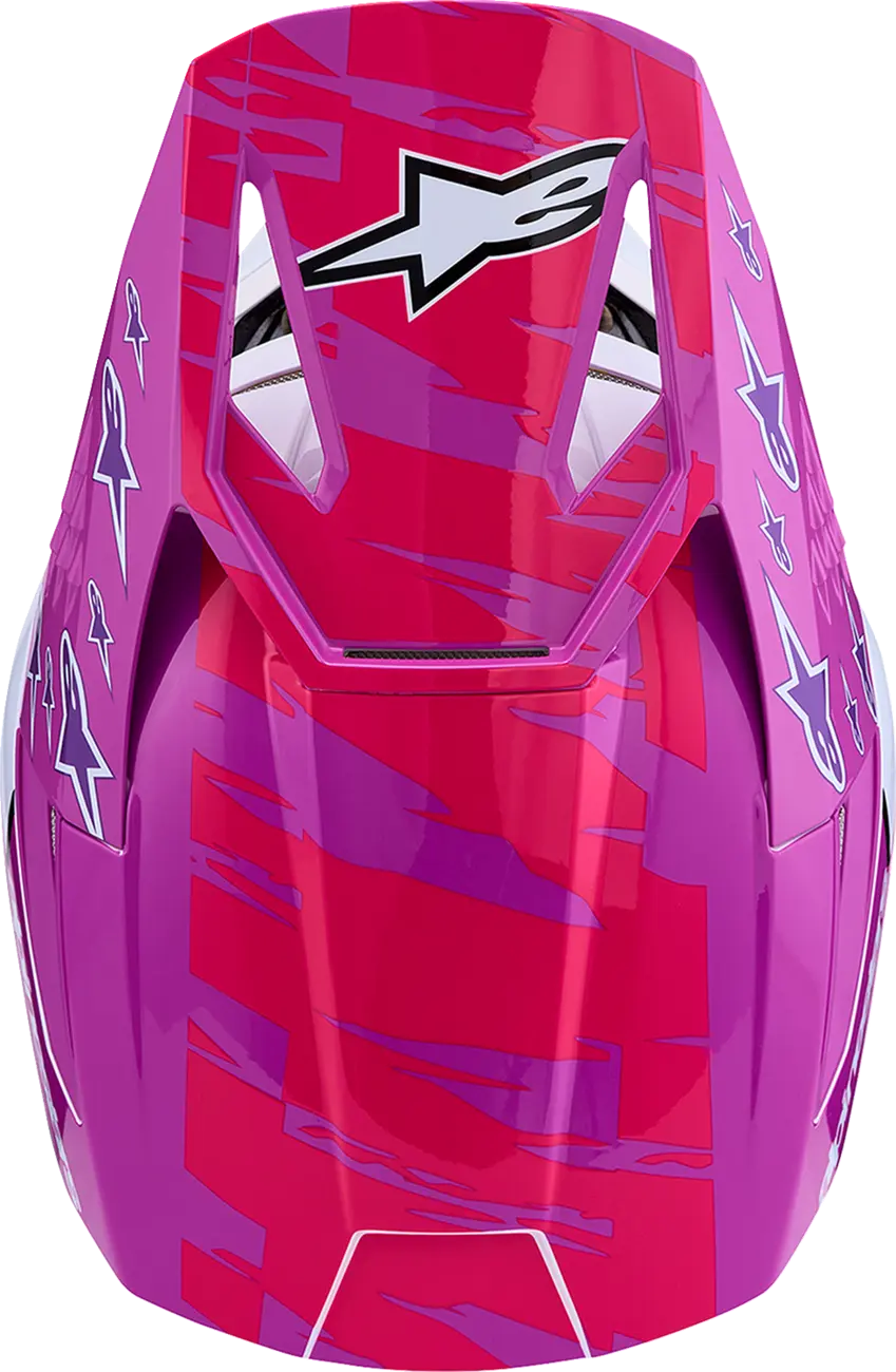 Alpinestars SM3 Falcon Helmet Purple/White/Pink