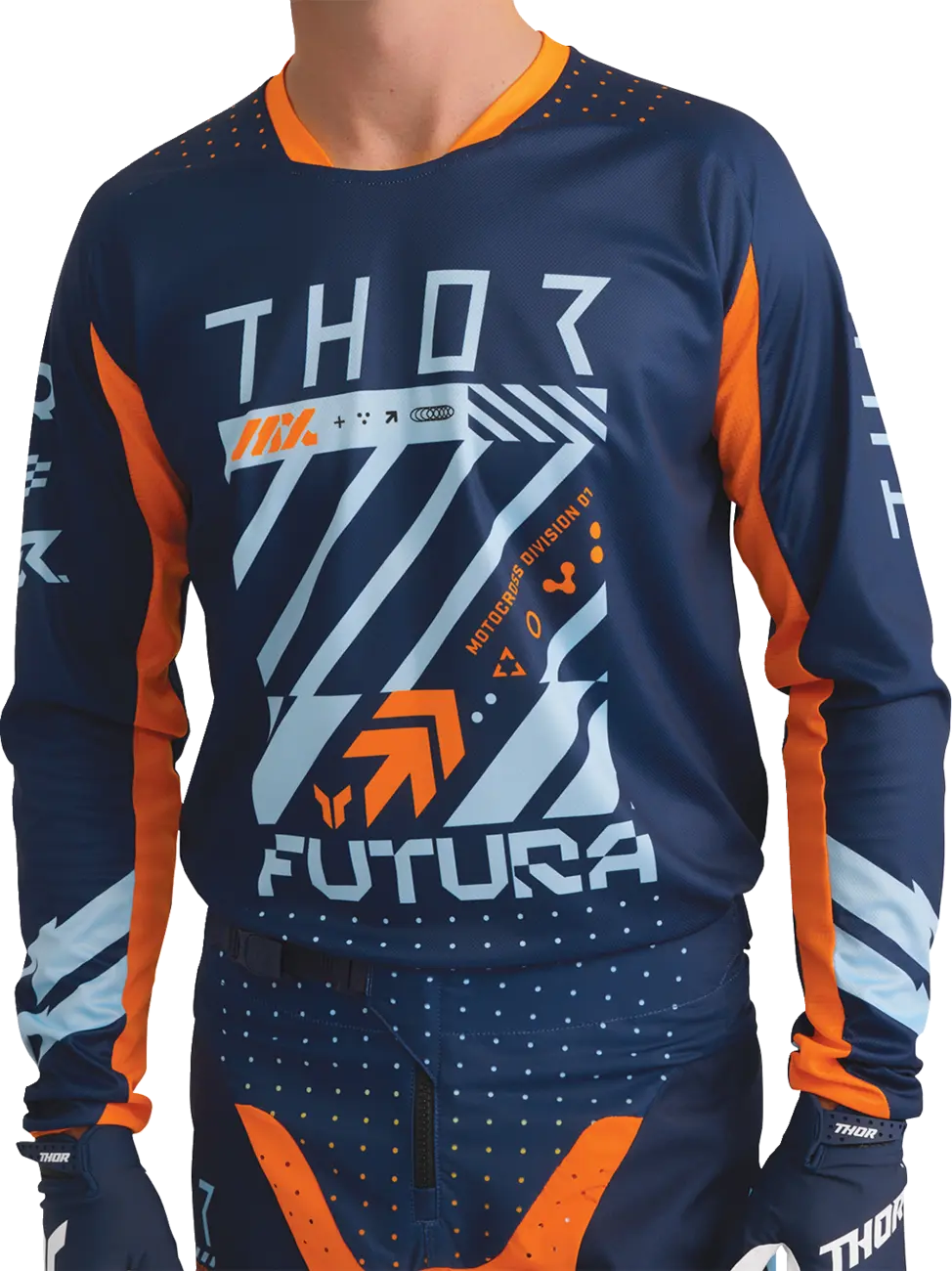 Thor Launchmode Futura Jersey Navy/Orange