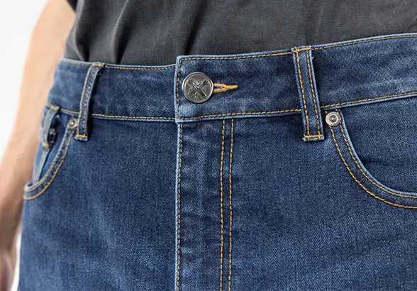 John Doe Chester Mono Loose Fit Riding Pants Indigo Blue